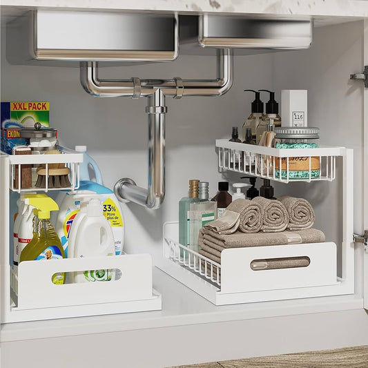 ShopDam™ Under-Sink Sliding Organizer