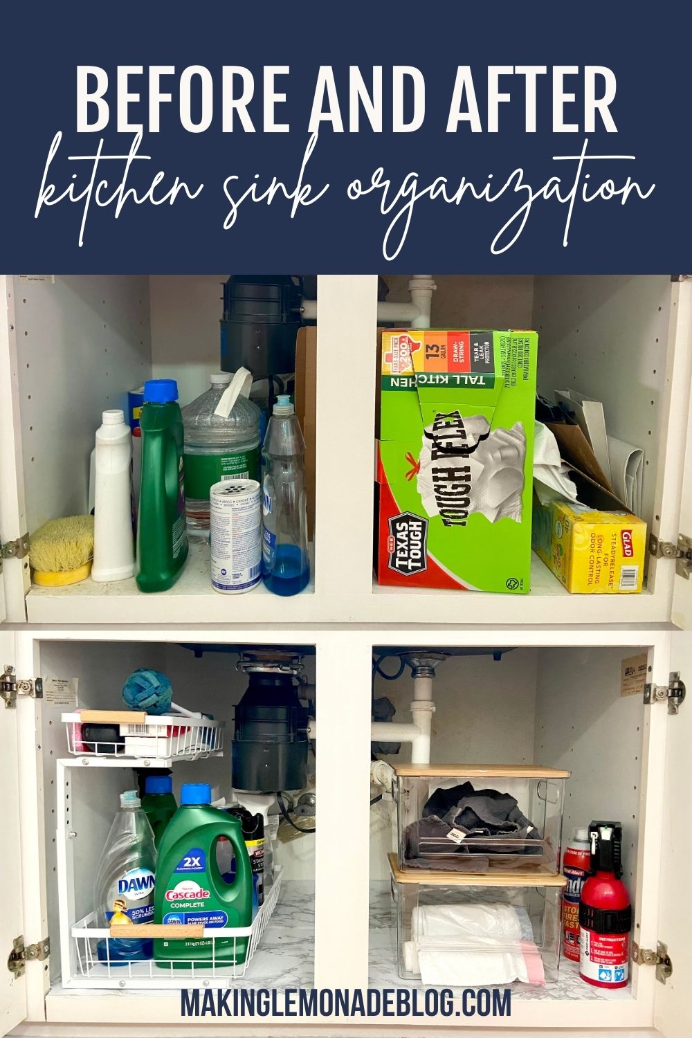 ShopDam™ Under-Sink Sliding Organizer