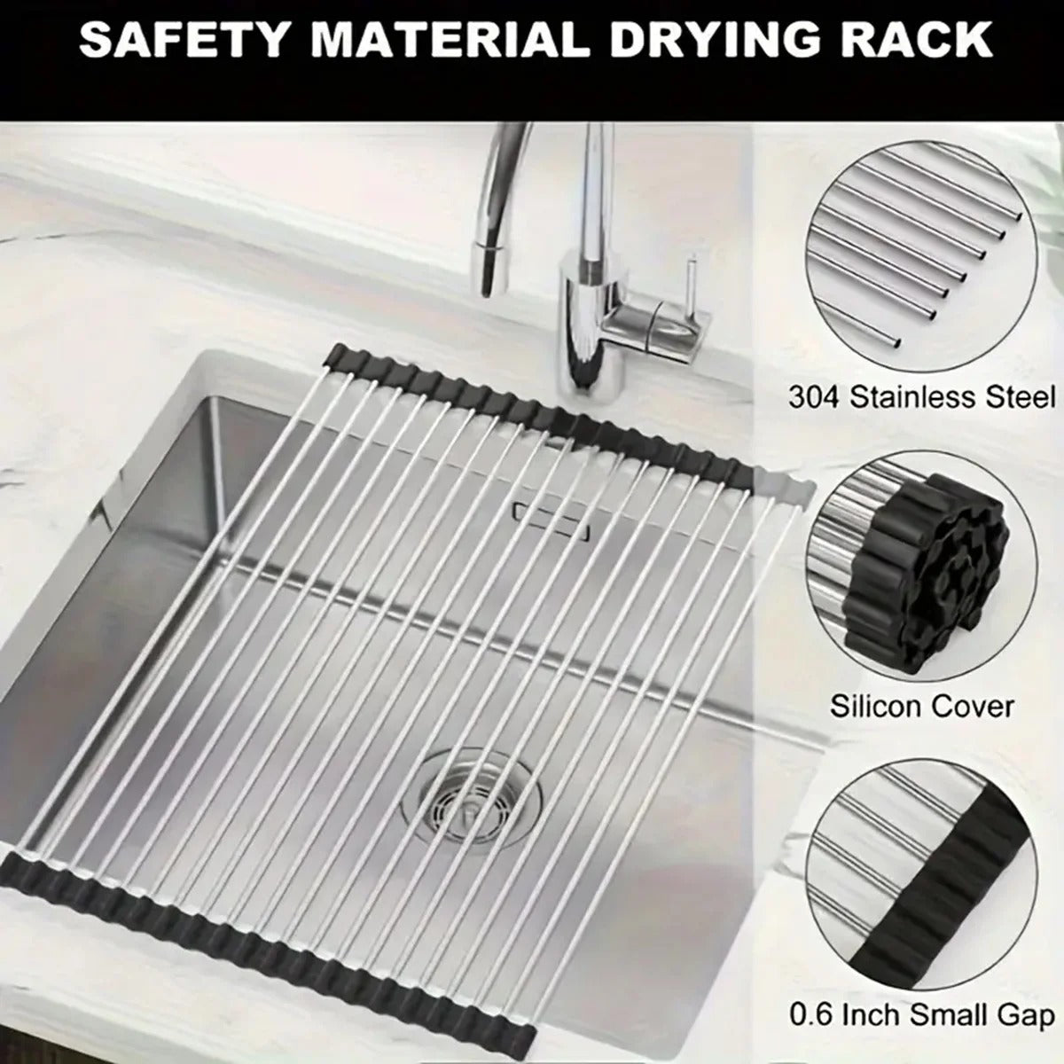 ShopDam™ Over-the-Sink Drying Rack